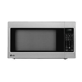 LG LCRT2010ST 2.0 Cu Ft Counter Top Microwave Oven With True Cook Plus and EZ Clean Oven, Stainless Steel - Optional Trim Kit Available